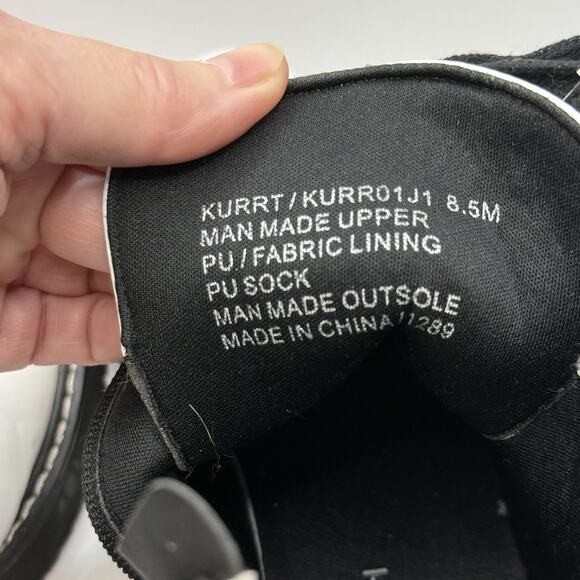 Madden Girl Kurrt White Lace Up Combat Boot Size 8.5 M Women’s Zipper - Picture 7 of 9